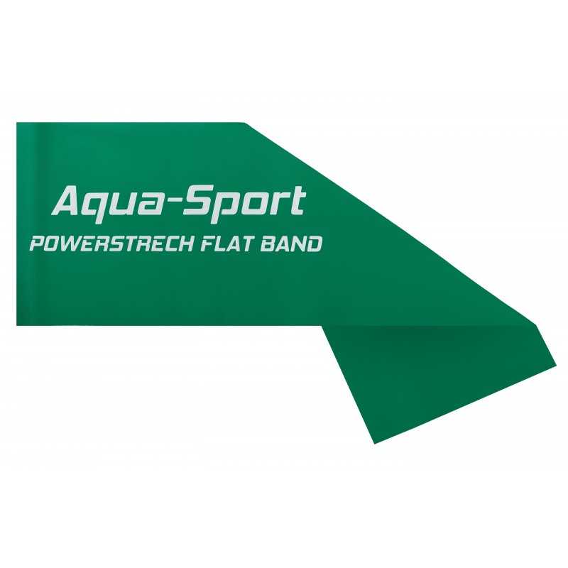 AQUA-SPORT TAŚMA FLAT BAND GREEN 1,5Mx15CMx0,25mm 5-8kg