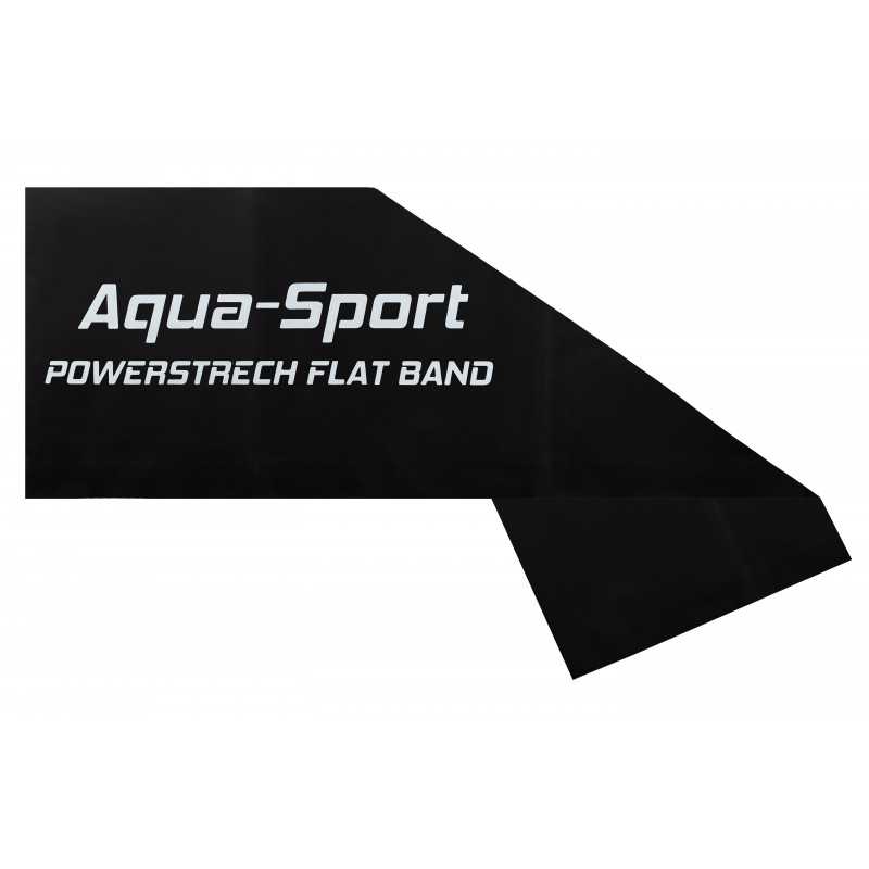 AQUA-SPORT TAŚMA FLAT BAND BLACK 1,5Mx15CMx0,40mm 12-15kg