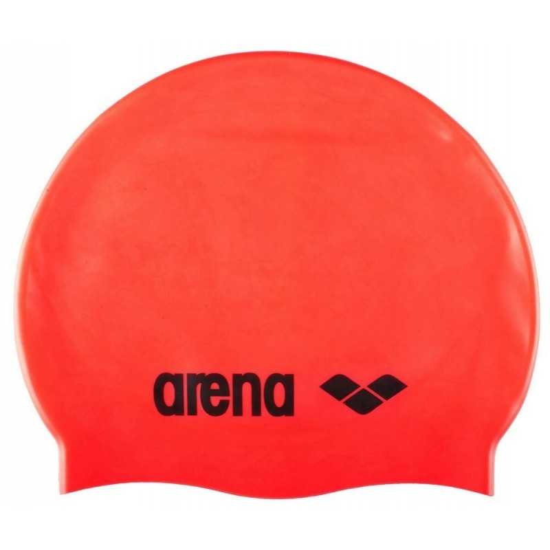arena-swimming-cap-classic-silicone-fluo-red-black