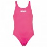 ARENA GIRL STRÓJ KOSTIUM SOLID SWIM TECH FRESIA ROSE WHITE TRENING BASEN PŁYWANIE ROZMIAR 128CM