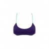 AQUA-SPORT LANA NUI GÓRA OD BIKINI - FLAMI – BASEN TRENING REKREACJA – VIOLET - ROZMIAR L