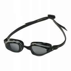 MP Okulary pływackie K180 black black tinded lens