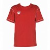 ARENA KOSZULKA T-SHIRT UNISEX JUNIOR TL S/S TEE RED WZROST 128