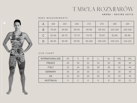 ARENA STRÓJ STARTOWY WOMEN'S POWERSKIN CARBON AIR2 LE OB LEOPARD SKIN GERANIUM