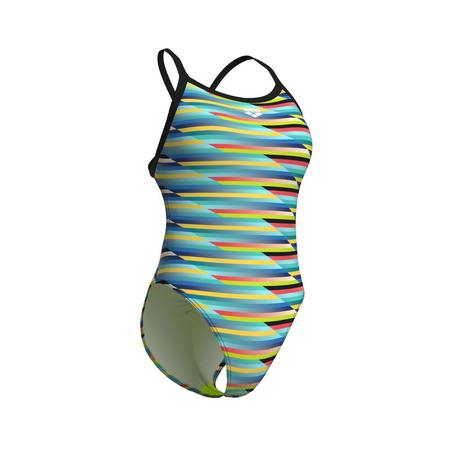 Damski strój kąpielowy na basen jednoczęściowy treningowy Arena Stripe