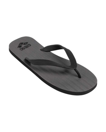 Japonki klapki basenowe unisex Arena Beach Thong Waves Dark Grey Black