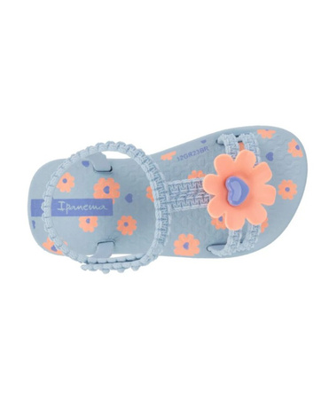 Klapki sandałki dziecięce Ipanema Daisy Baby Blue Pink