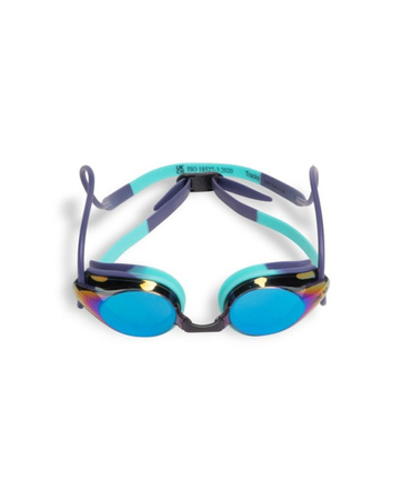 Okulary pływackie na basen Arena Tracks Mirror Turquoise Future Dusk Water
