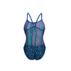 Strój kąpielowy damski Arena Women's Reversible Swimsuit Challenge Back Royal Multi