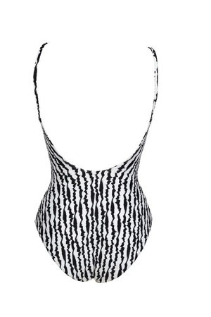 Strój kąpielowy damski Arena Women's U Back Allover Black Multi