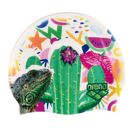 Czepek pływacki silikonowy Arena HD Cap Do Not Eat