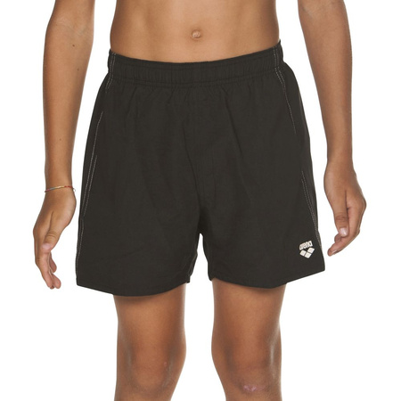 Szorty kąpielowe chłopięce Arena Boy's Watershort Fundamentals Junior Boxer Black White