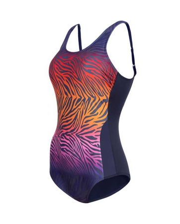 Strój kąpielowy damski jednoczęściowy Self Trends Sport Navy Multi