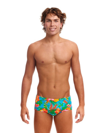 Kąpielówki męskie spodenki slipy na basen plażę Funky Trunks Blue Hawaii