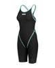 Strój startowy damski Arena Women's Powerskin Primo Sl Open Back Black Teal