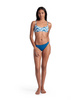 Dół od stroju kąpielowego damski Arena Women's Real Brief Blue Cosmo Yellow Star