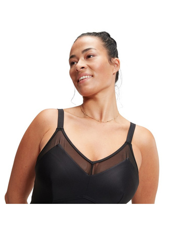 Strój kąpielowy jednoczęściowy damski Speedo Shaping Mesh Black