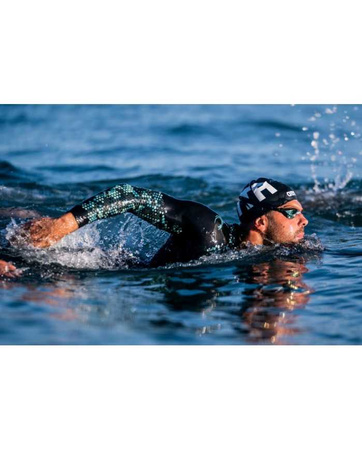 Pianka pływacka triathlon Arena Storm Wetsuit Man Coral Blue Black