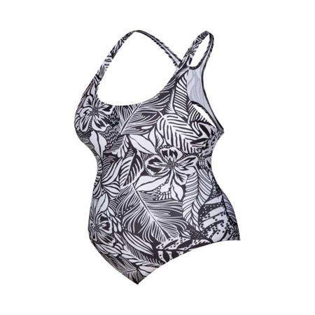 Strój kąpielowy damski Arena Swim Pro Back Allover Plus Black Multi