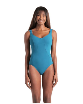 Strój kąpielowy damski Arena Women's Vertigo One Piece Green Blue