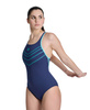 Strój kąpielowy damski Arena Women's Losange V Pro Navy Water
