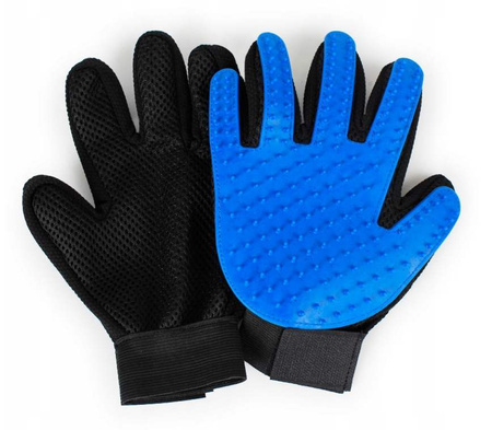 Rękawica szczotka do czesania sierści psa kota