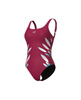 Strój kąpielowy damski Arena Women's Bodylift Marta Wing Back Red Onion Multi