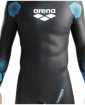 Strój pływacki męski triathlonowy Arena Men's Thunder Wetsuit Holiday Black