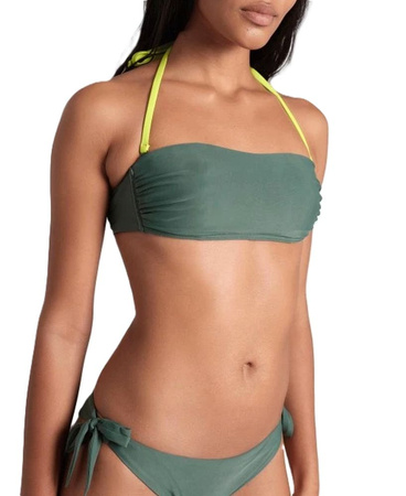 Strój kąpielowy damski Arena Women's Profile Bikini Bandeau Sage Soft Green
