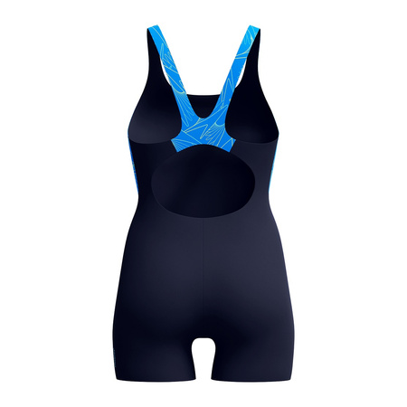 Strój kąpielowy damski na basen Speedo Hyperboom Splice Legsuit Blue
