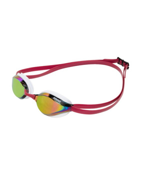 Okulary pływackie treningowe Arena Python Mirror Copper White Red Wine