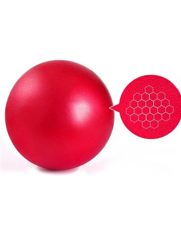 Piłka gimnastyczna do ćwiczeń pilatesu Gerui Red 2 x 25cm
