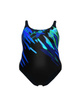 Strój kąpielowy damski Arena Women's Plus Size Talea U Back Black Multi