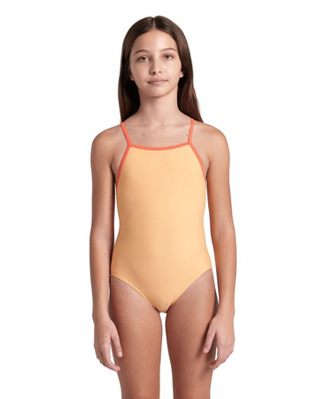 Strój kąpielowy dziewczęcy Arena Girl's Essentials Salomon Pink Calypso Coral