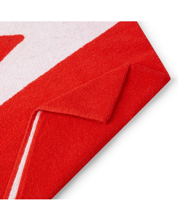 Ręcznik bawełniany na basen plażę Speedo Logo Towel Red