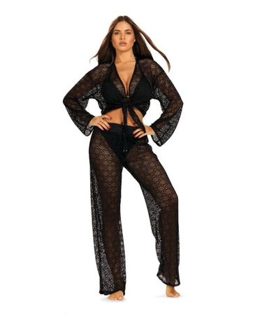 Komplet plażowy damski dwuczęściowy Self Lili 10 Black