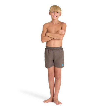 Spodenki szorty chłopięce Arena Boy's Beach Boxer Solid Junior Dark Olive Turquoise