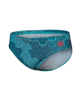 Kąpielówki slipy męskie Arena Men's Camo Kikko Briefs Navy Multi