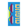 Ręcznik bawełniany na basen plażę trening uniwersalny Big Logo Arena 180x90