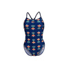Strój kąpielowy damski Arena Women's Desert Vibes Swimsuit Booster Back Navy-Navy Multi