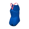 Strój kąpielowy dziewczęcy Arena Girls Swimsuit V Back Graphic Royal Fluo Red