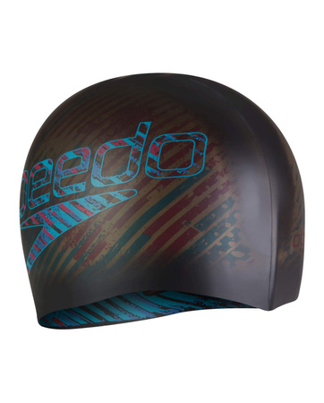 Czepek pływacki na basen unisex Speedo Reversible Moulded Blue