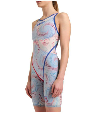 Strój startowy damski Arena Powerskin Carbon Glide OpenBack Fireflow