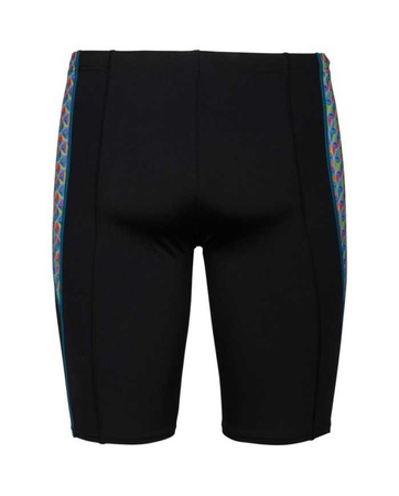 Kąpielówki męskie Arena Men's Starfish Swim Jammer Black White Multi