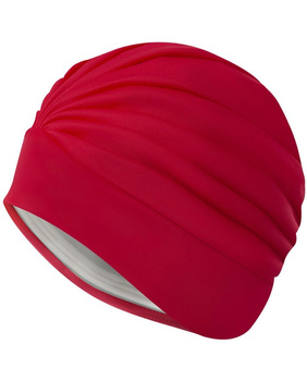 Czepek pływacki dla kobiet materiałowy turban Aqua Speed Ladies Red