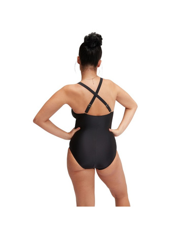 Strój kąpielowy jednoczęściowy damski na basen Speedo V Shaping Black