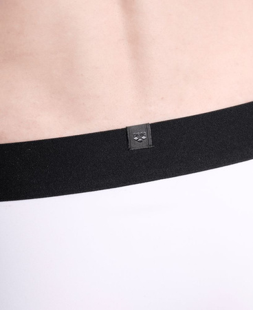 Kąpielówki slipy męskie Arena Men's Bicolore Elastic Brief White Black