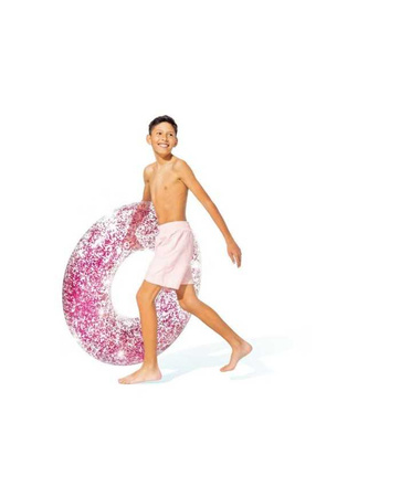 Koło z brokatem do nauki pływania na basen Intex