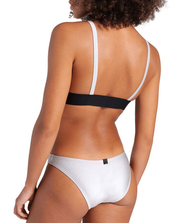 Strój kąpielowy damski Arena Women's Logo Tape Bikini Triangle Silver
