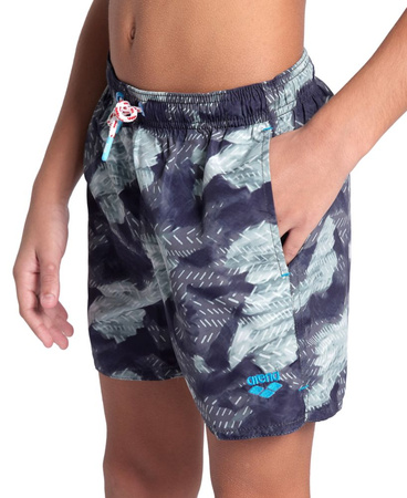 Spodenki szorty chłopięce Arena Boy's Beach Boxer Asphalt Multi
